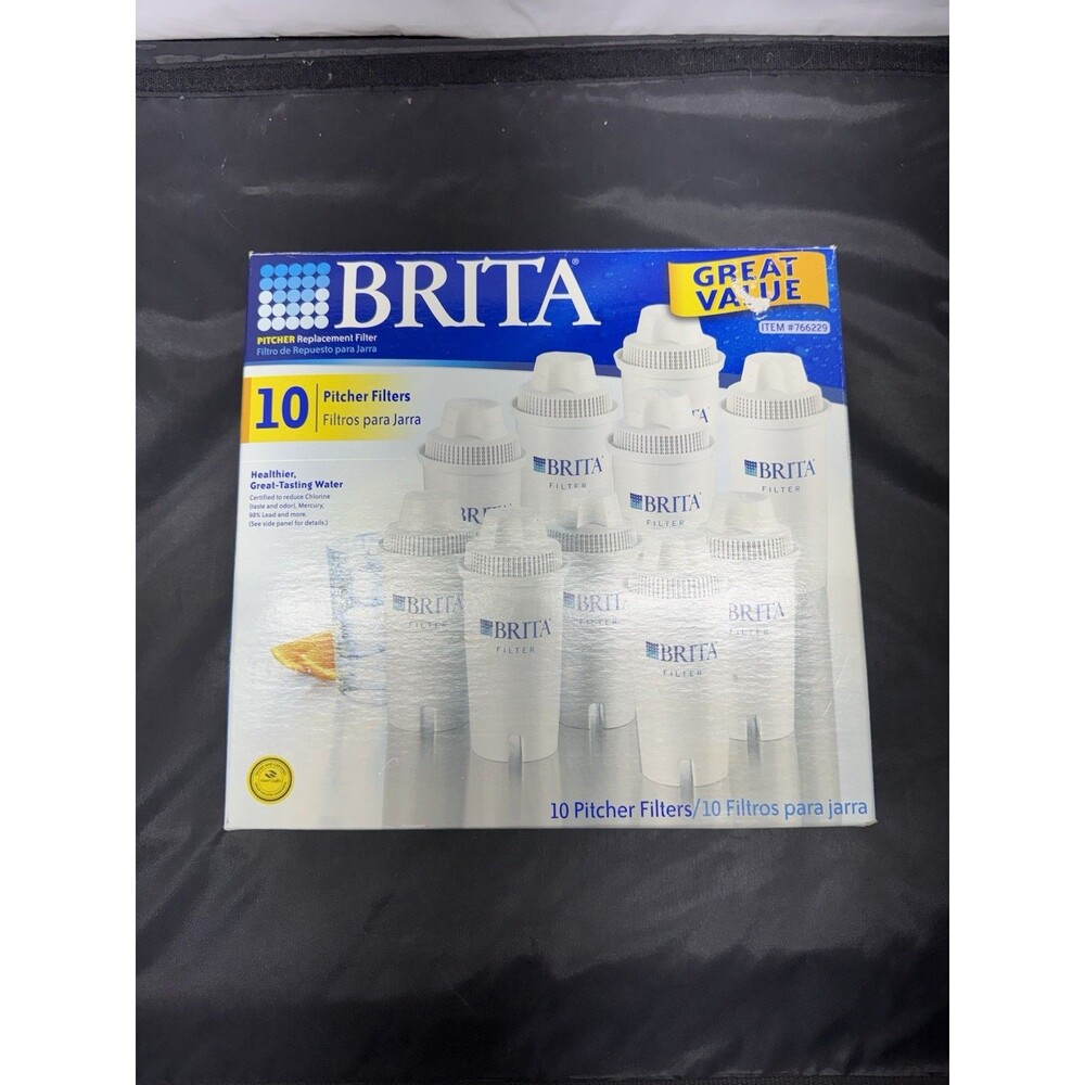 BRITA All Replacement Water Pitcher Filters 10 Pack #766229 NEW